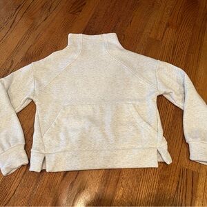 Athleta Light Gray Turtleneck Sweater